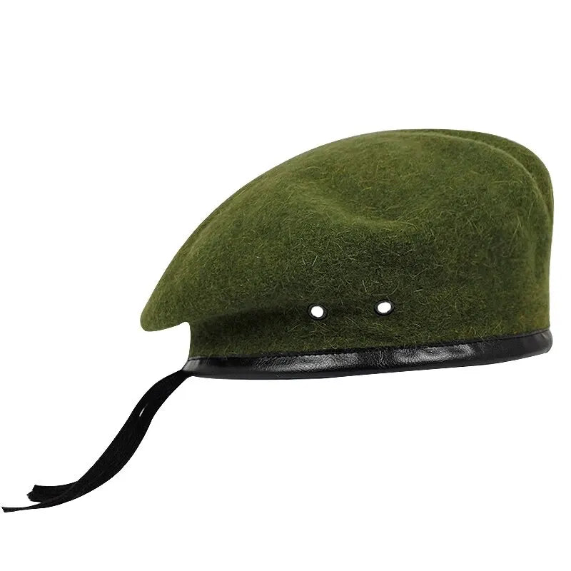 Unisex Solid Color Beret Men Women Painters Hats Autumn Winter Warm Berets Flat Caps