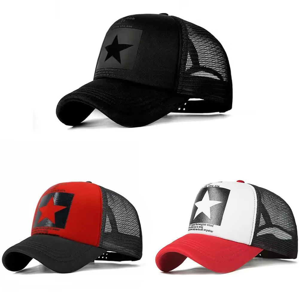 Fashion Spring Baseball Cap Snapback Mesh Hats Hip Hop Caps Cool Men Caps Female Outdoor Casual Sun Hat