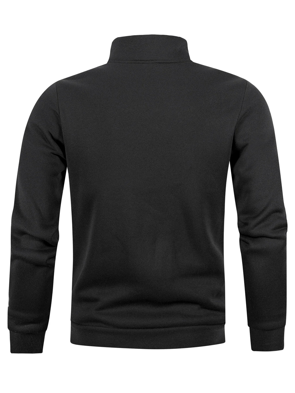Autumn Men's Zipper Pullover Turtlenecks Warm Sweaters Solid Color Long Sleeved Fashion Male Casual Daily Sweatshirt Top