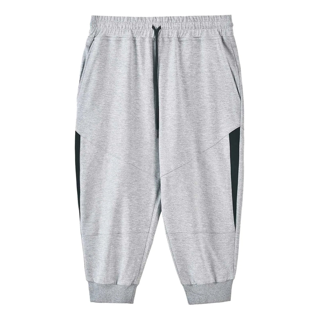 Cropped Shorts Mens Leggings Stretch Sweatwicking Cooling Breathable Summer Athleisure Tracks Pants For Men