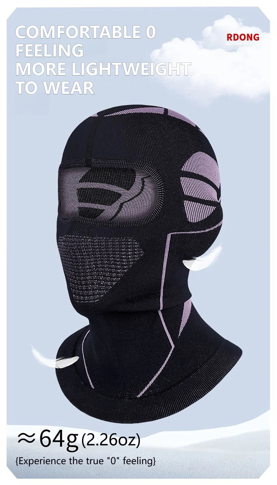 GTUBIKE Unisex Winter Warm Balaclava Hat Elastic Breathable Cycling Full Face Mask Outdoor Skiing Mask Motorcycle Helmet Inner