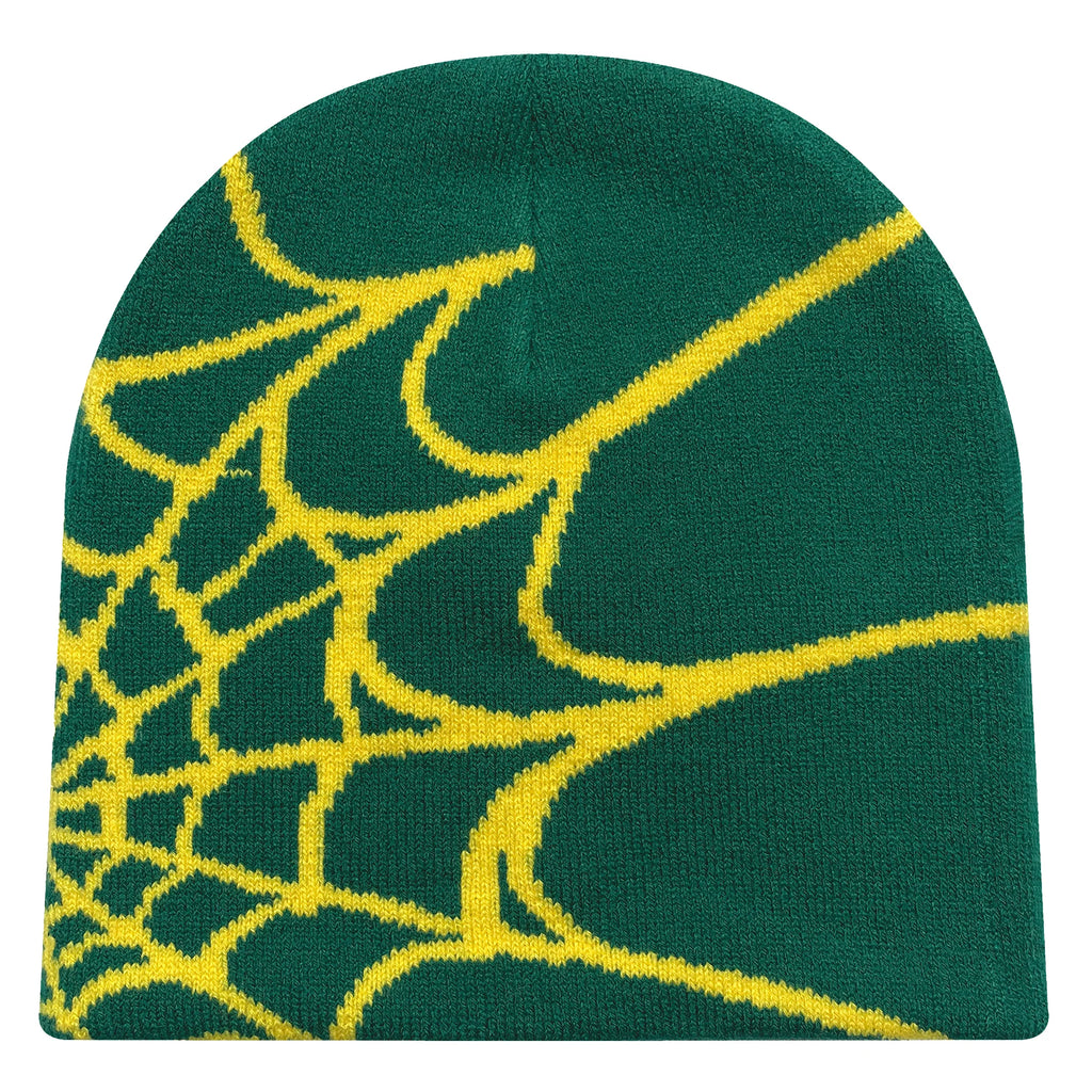 Four Seasons Men's And Women's Universal Y2K Knit Hat Spider Web Riding Outdoor Sports Fashion Hat