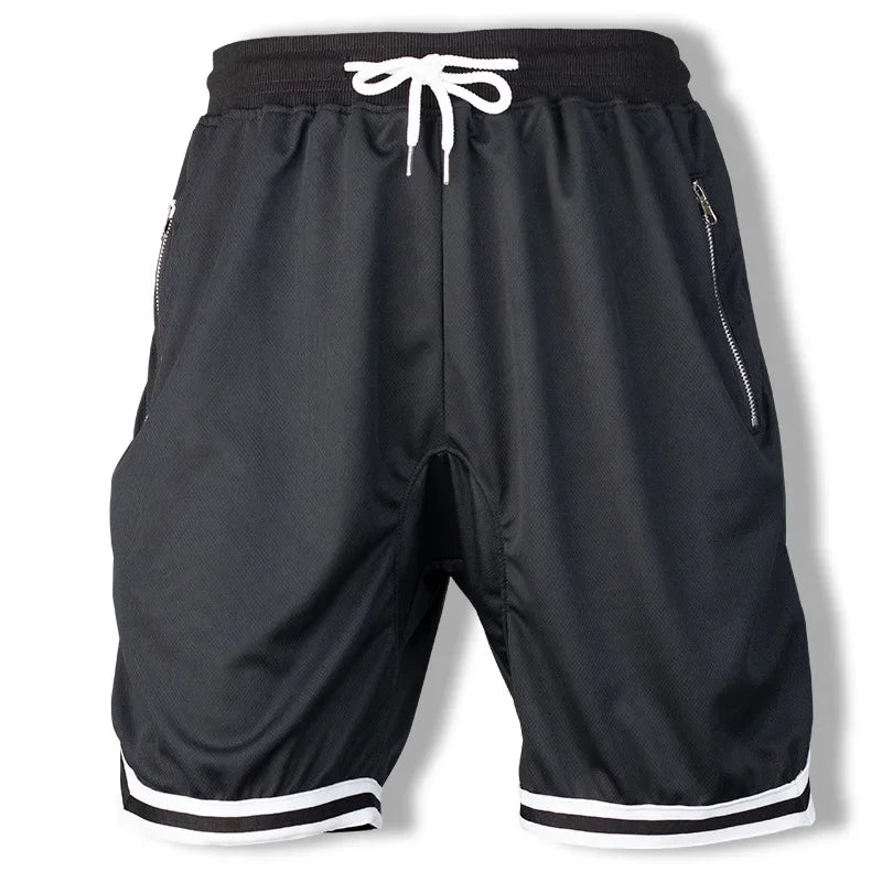 8 Colors Men's Gym Sports Jogger Shorts Breathable Sweat Wicking Quick Dry for Outdoor Running Basketball Training Beach Fitness