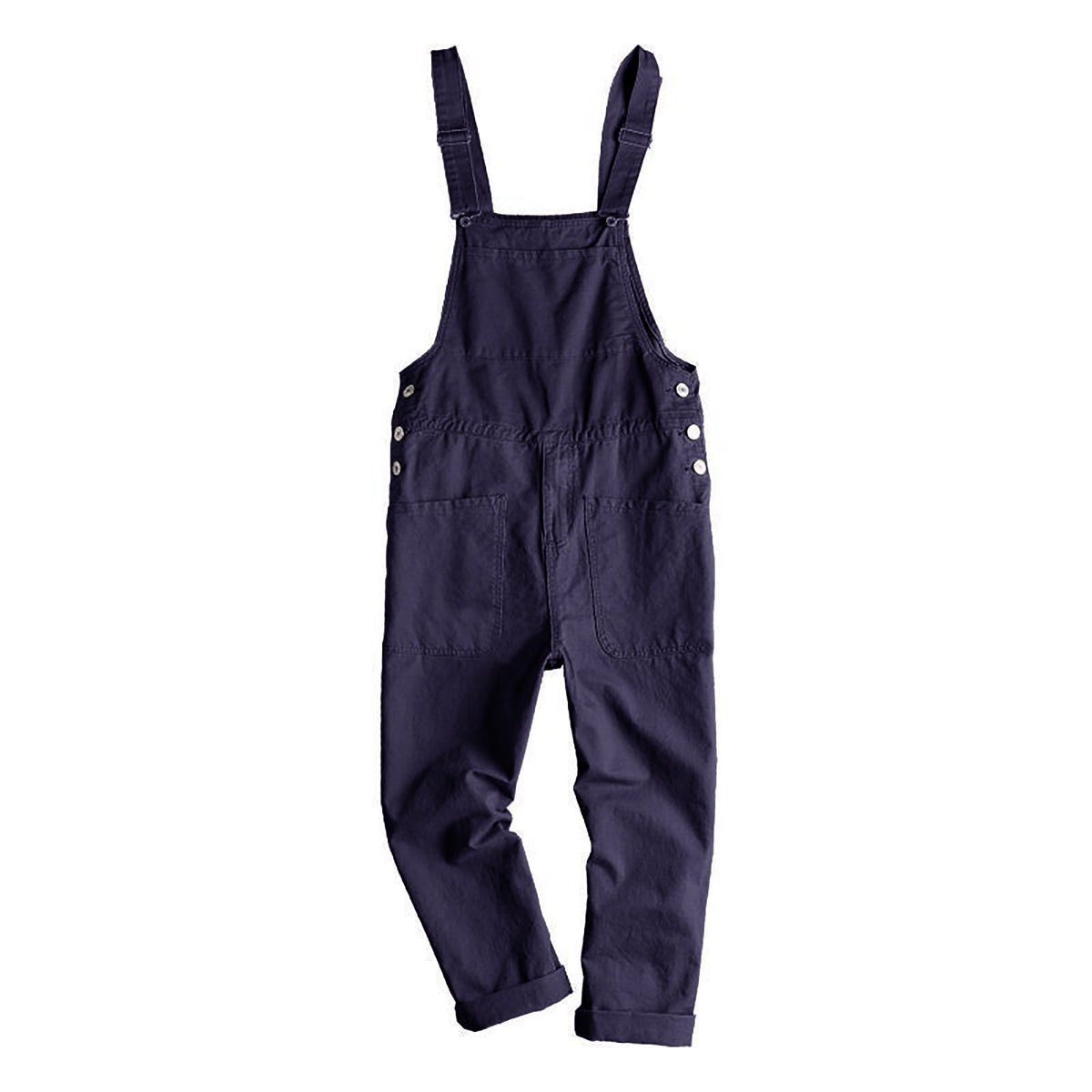 Lightweight Overalls With Pockets Men'S Bib Overalls Fashion Relaxed Fit Casual Jumpsuit Cotton Denim Trousers Daily Wear