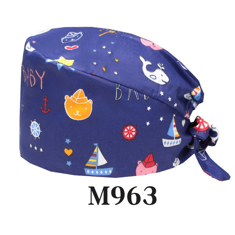 Sky Men's Cap for Doctor Nurses Lab Clinic Medical Scrub Caps Comfortable Soft Dentist Hats M596