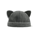 Cute Cat Ears Adjustable Skullcap Unisex, Suitable For All Ages, New Decorative Hat