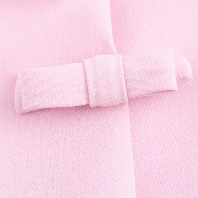 2025 Y2K Asymmetric Cyber Pink Low-Rise Skirt  Bralette Combo Fade-Resistant Streetwear + Crystal White Version