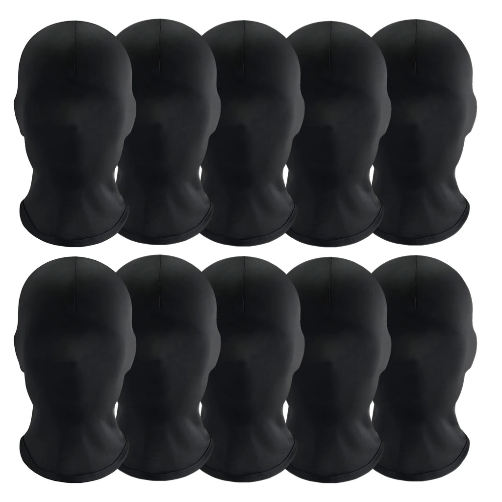 Non Hole Full Face Mask All-round Protection Wind-Protection Balaclava Hat Breathable High Elasticity Headgear for Men and Women