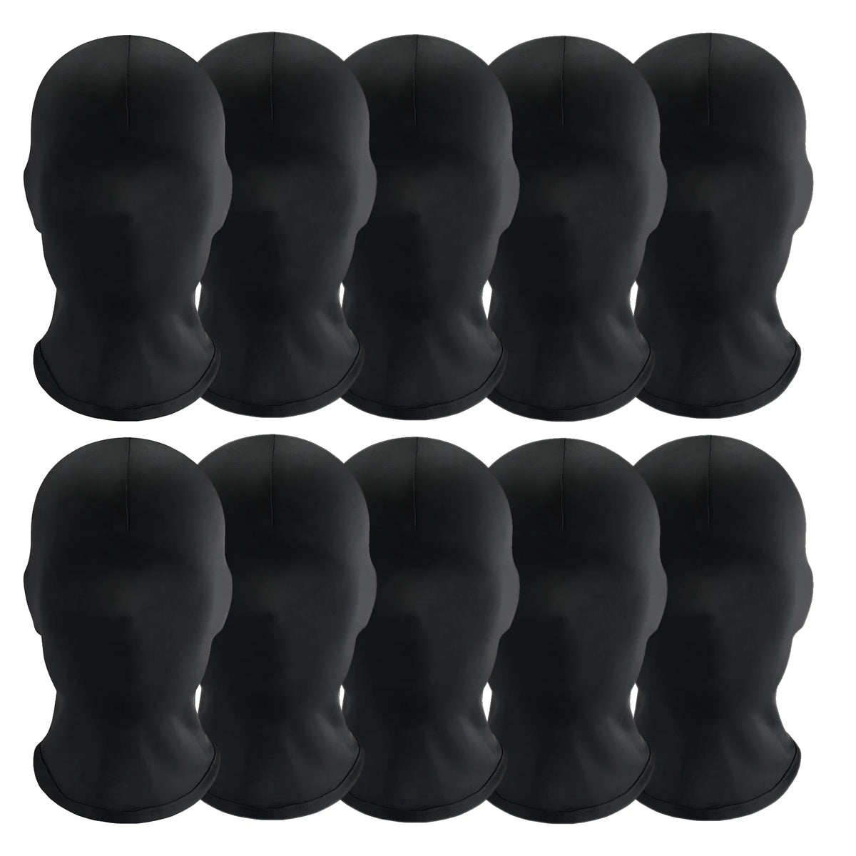 Non Hole Full Face Mask All-round Protection Wind-Protection Balaclava Hat Breathable High Elasticity Headgear for Men and Women