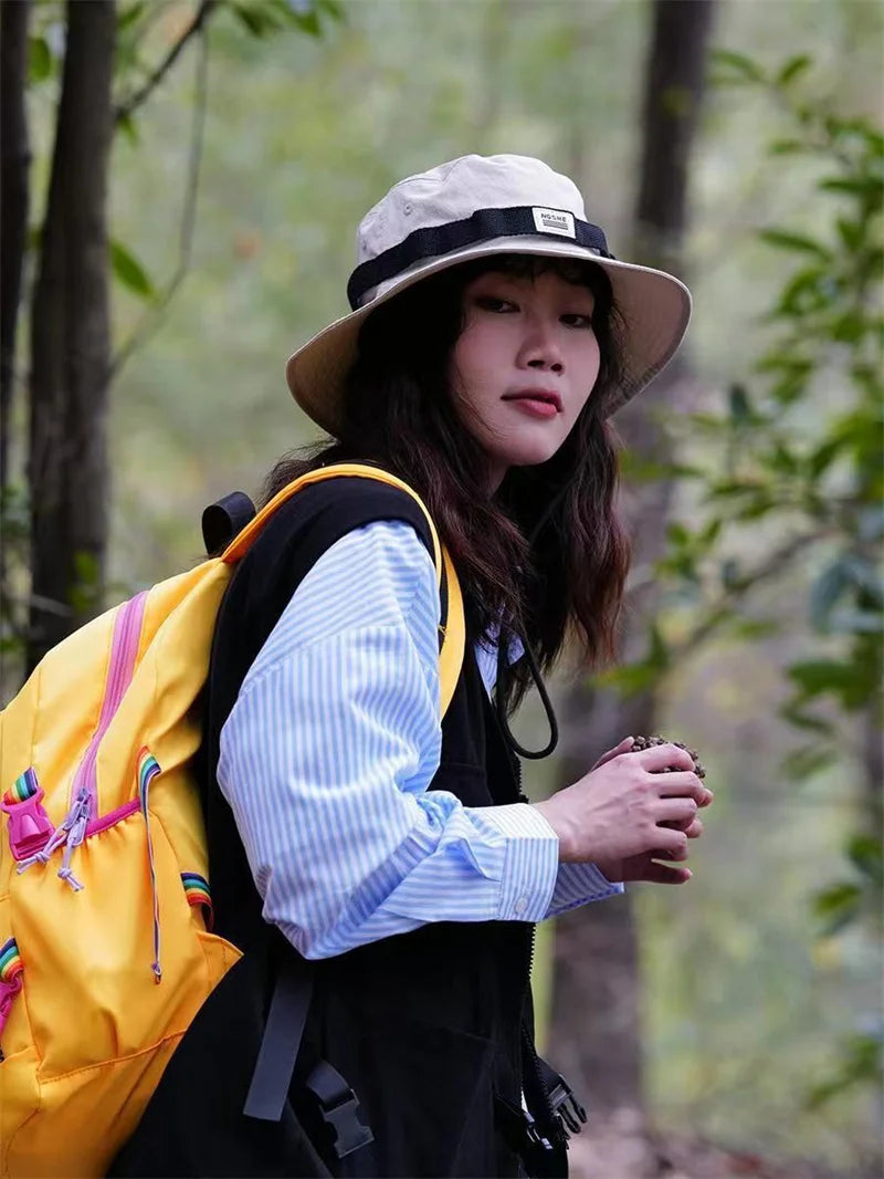 Unisex Summer Sun Hats UV Protection Outdoor Adjustable Visor Bucket Hat for Men Women Hiking Camping Fisherman Hat Panama Caps