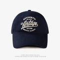Korean Vintage Embroidered Baseball Caps Women Summer Outdoor Sunscreen Soft Top Hat Showing Face Small Casual Men's Hats