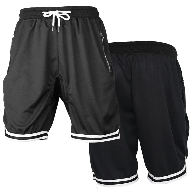 8 Colors Men's Gym Sports Jogger Shorts Breathable Sweat Wicking Quick Dry for Outdoor Running Basketball Training Beach Fitness
