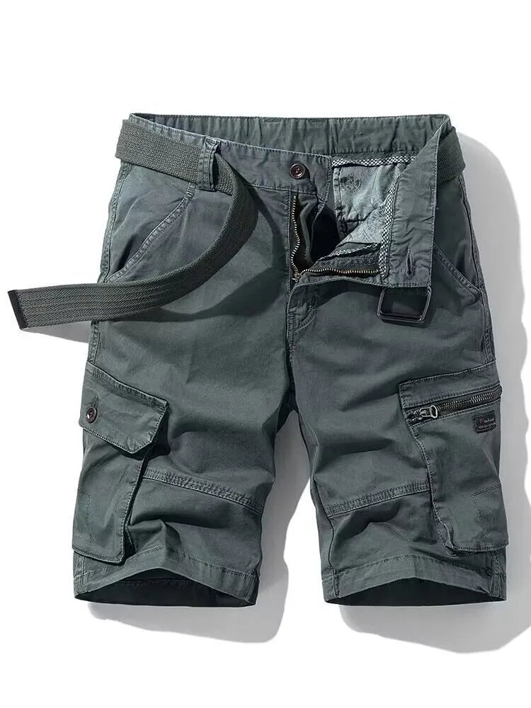 Summer Mens Shorts Cotton Slim Mens elastic Waist plus Size Underwear Sexy Swimming Trunk Summer Casual Pockets Beach Shorts Men