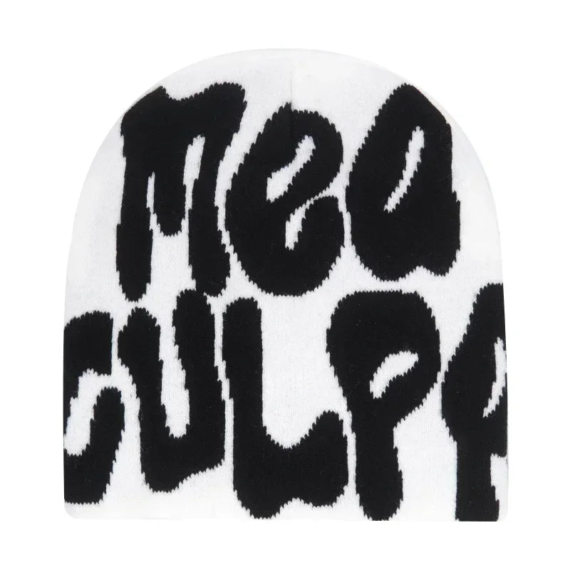Fashion Letter Beanie Cargo Y2K Cap for Men Women Kanye Beanies Canada Winter Knitted Gorras Hombre Top Keep Warm Hat Outdoor