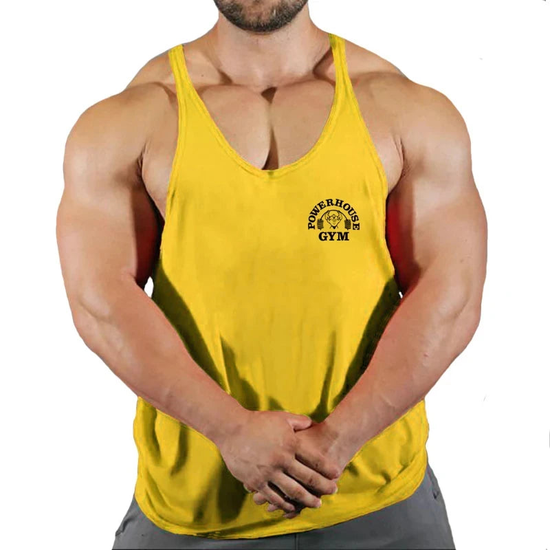 Gym Top Men Bodybuilding Shirt Fitness Men's Vest Singlet Sleeveless Sweatshirt Man Clothes Clothing Stringer Vests Singlets