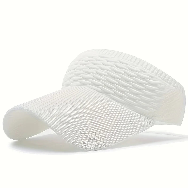 Women's Outdoor Sports Visor Sun Hat, Breathable Elastic Sun Cap for Spring and Summer, Solid Color Knitted Running UV Protection Hat, Ideal for Casual Jogging, Outdoor Activities and Daily Wear, Gift Options for Valentine's