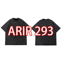 Anime Pain Printed T Shirt Men Retro Washed 100% Cotton Tops Tees Harajuku Tshirt Streetwear Hip Hop Male T-shirts 765