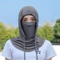 Summer UV Protection Neck Cover Outdoor Balaclava Scarf Sport Face Mask Snood Hood Hat Windproof Cooling Breathable Cycling Cap