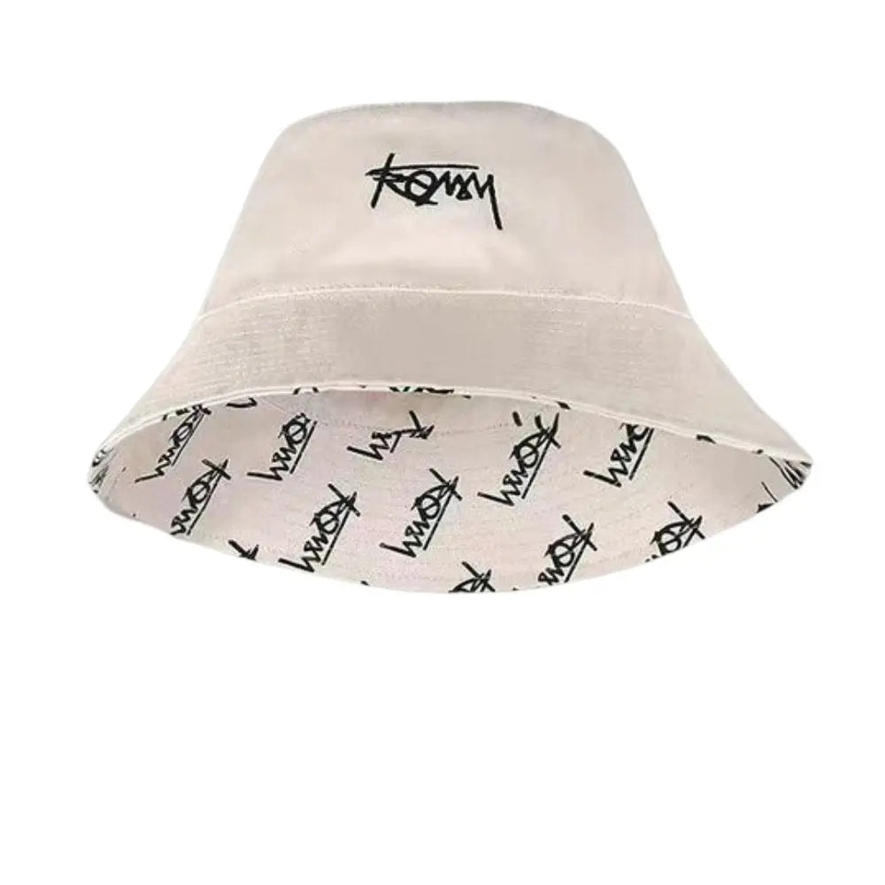 Men Women Summer Basin Cap Hip Hop Hat Double-sided Bucket Hat Graffiti Fishing Fisherman Hat Pattern Packable Sun Protection
