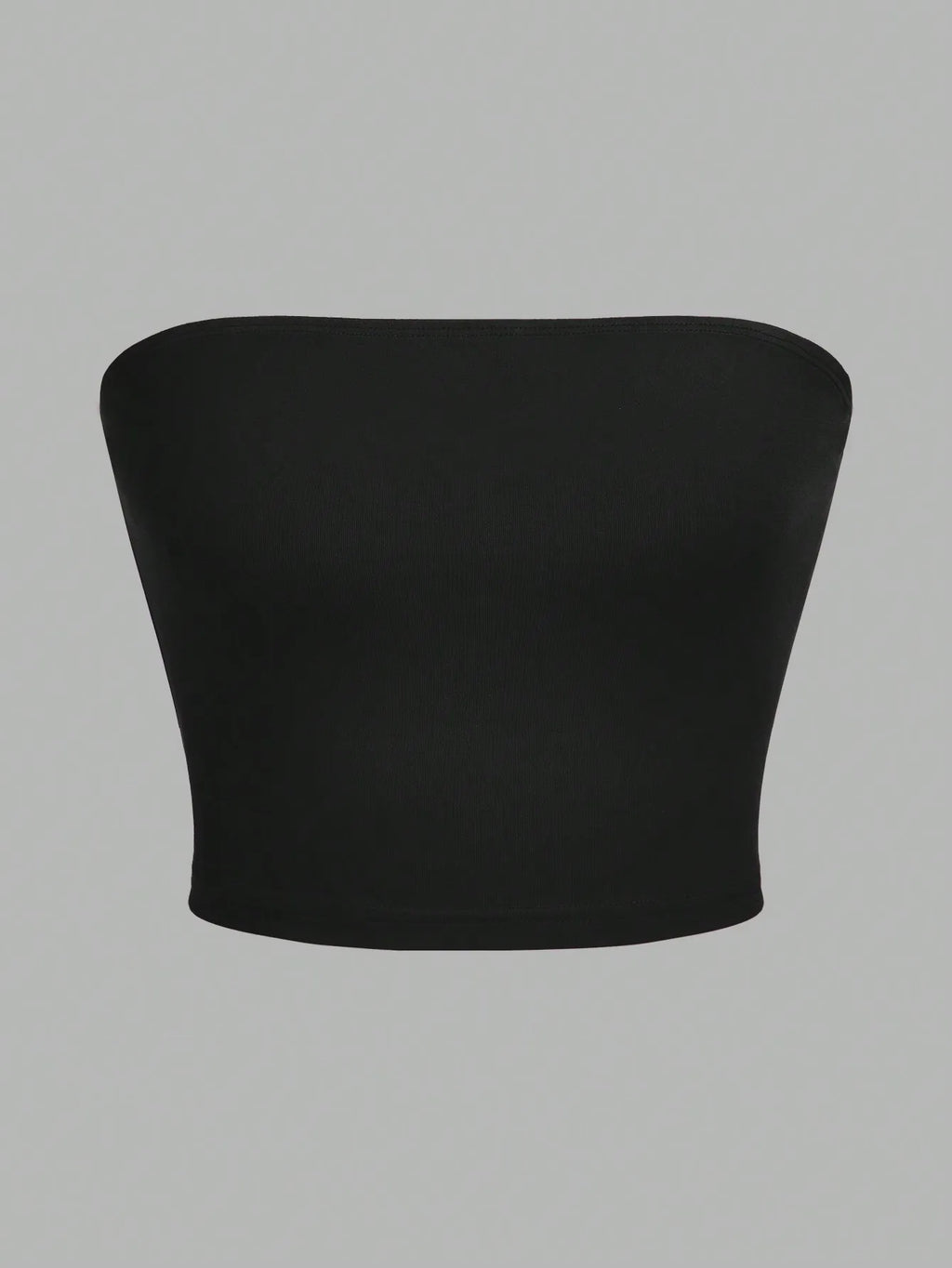 Women's Strapless Vest Sleeveless Crop Top Lady's Flat Mouthed Navel Wrapped Chest Top Party Outfit Strapless Vest Clothing