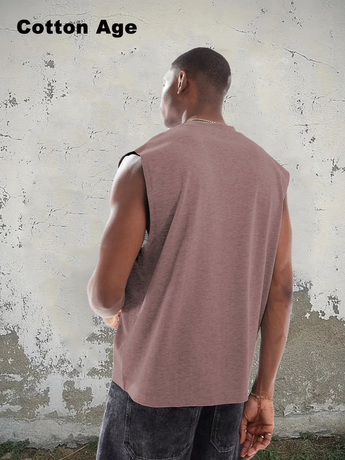 Vintage Men's Tank Top - AllSaints Print Design - Casual Fall/Winter Layering Tee - Perfect Gift For Halloween/Christmas