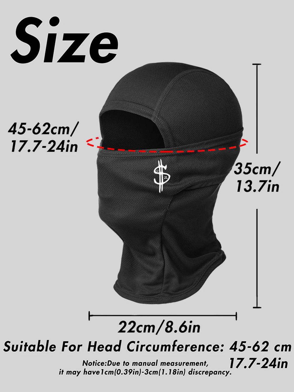 Musion US Dollar Print Balaclava Tube Mask Motorcycle Fashion Print Face Mask Bandana Original Headband Scarf for Outdoor Sports