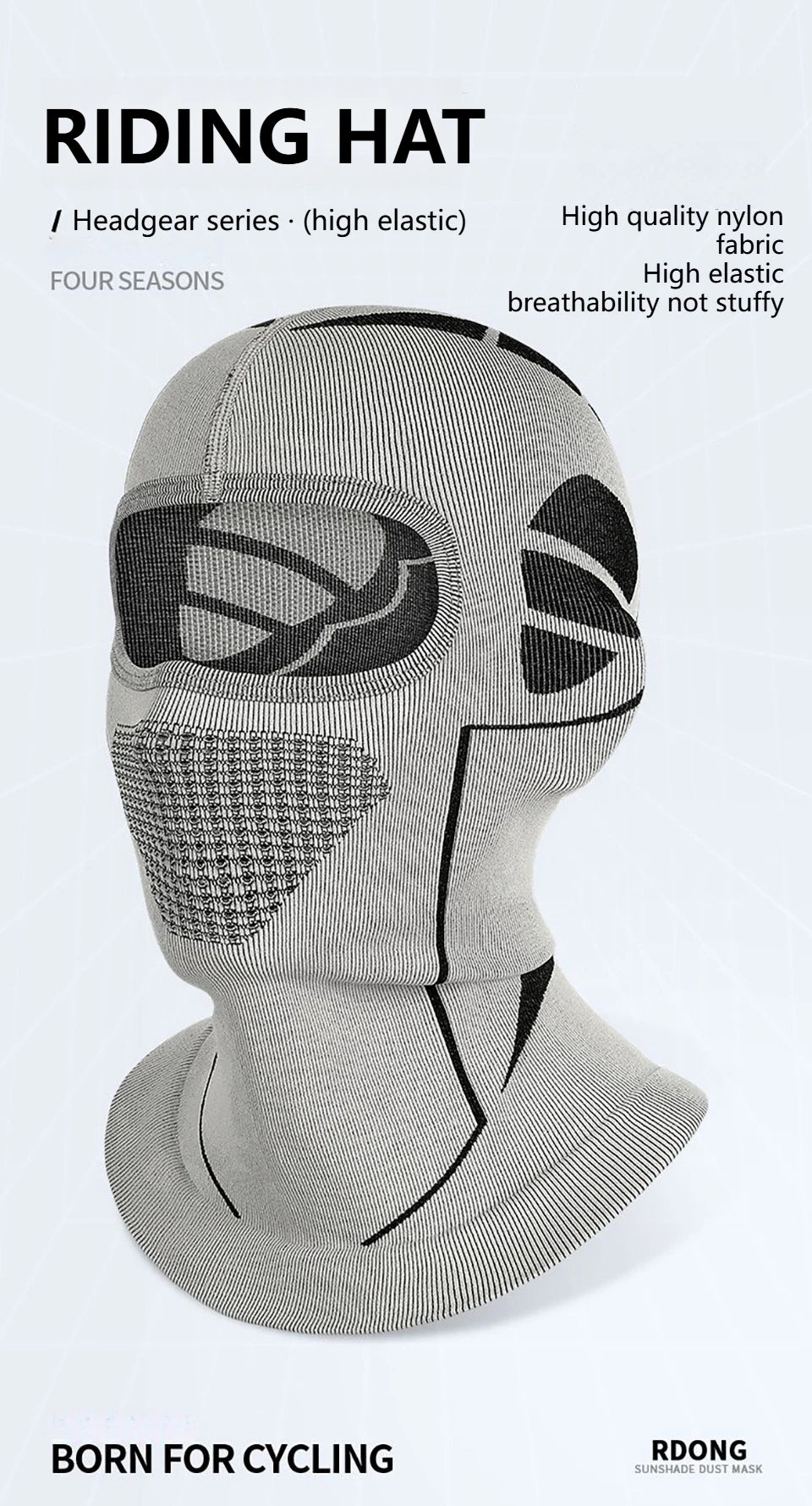 GTUBIKE Unisex Winter Warm Balaclava Hat Elastic Breathable Cycling Full Face Mask Outdoor Skiing Mask Motorcycle Helmet Inner
