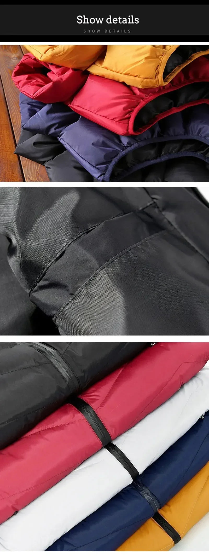 2025 New Puffer Sleeveless Coats Mens Solid Color Down Jacket Winter Warm Vest Jacket Men Waistcoat Outwear Windbreaker Clothing