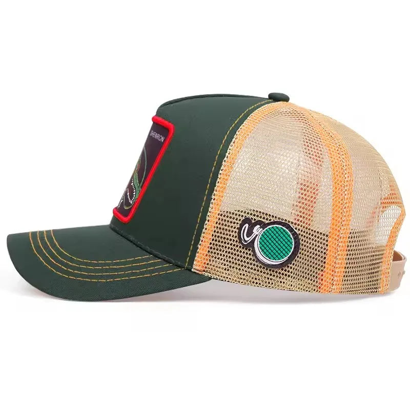 Fashion trend baseball caps men's and women's outdoor summer sun block visor American truck driver net cap cap