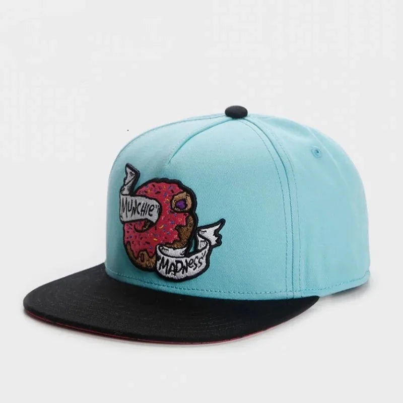 PANGKB Brand PIZZA CAP hip hop snapback hat for men women adult outdoor casual sun baseball cap