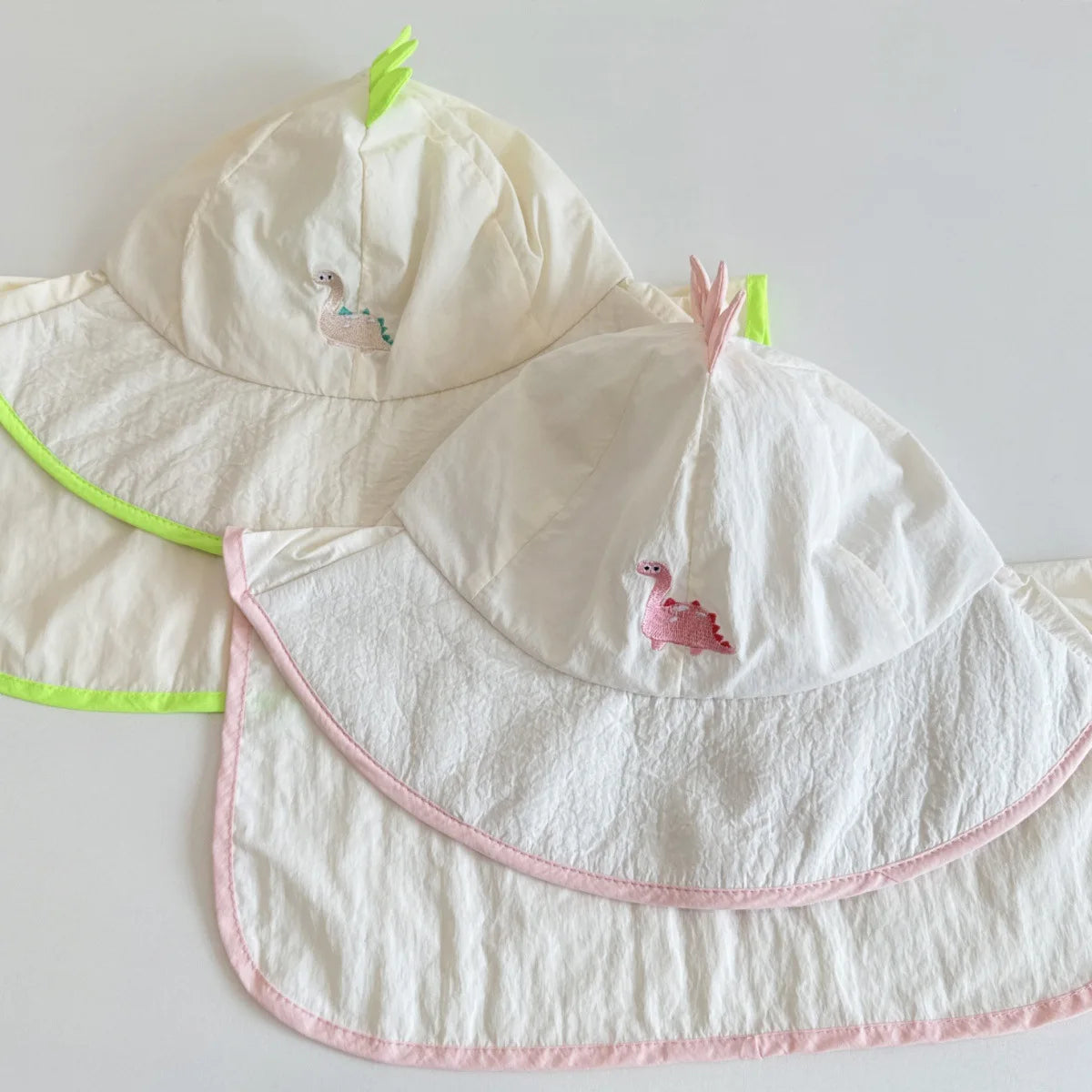 UV Block cap Baby’s summer hats beach accessories Boy Girls Sunshade Large brim Sunshade Shawl Breathable hat for sun protection