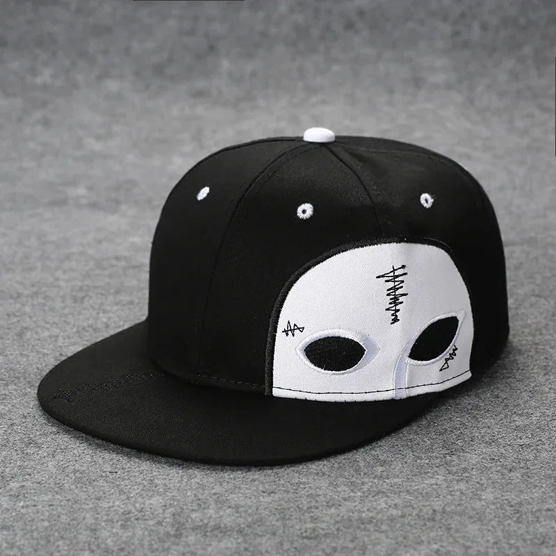New Fashion Men's Letter Embroidery Tide All-match Flat Brim Baseball Cap Summer Hip-hop Hat Outdoor Shade Adjustable Peaked Cap