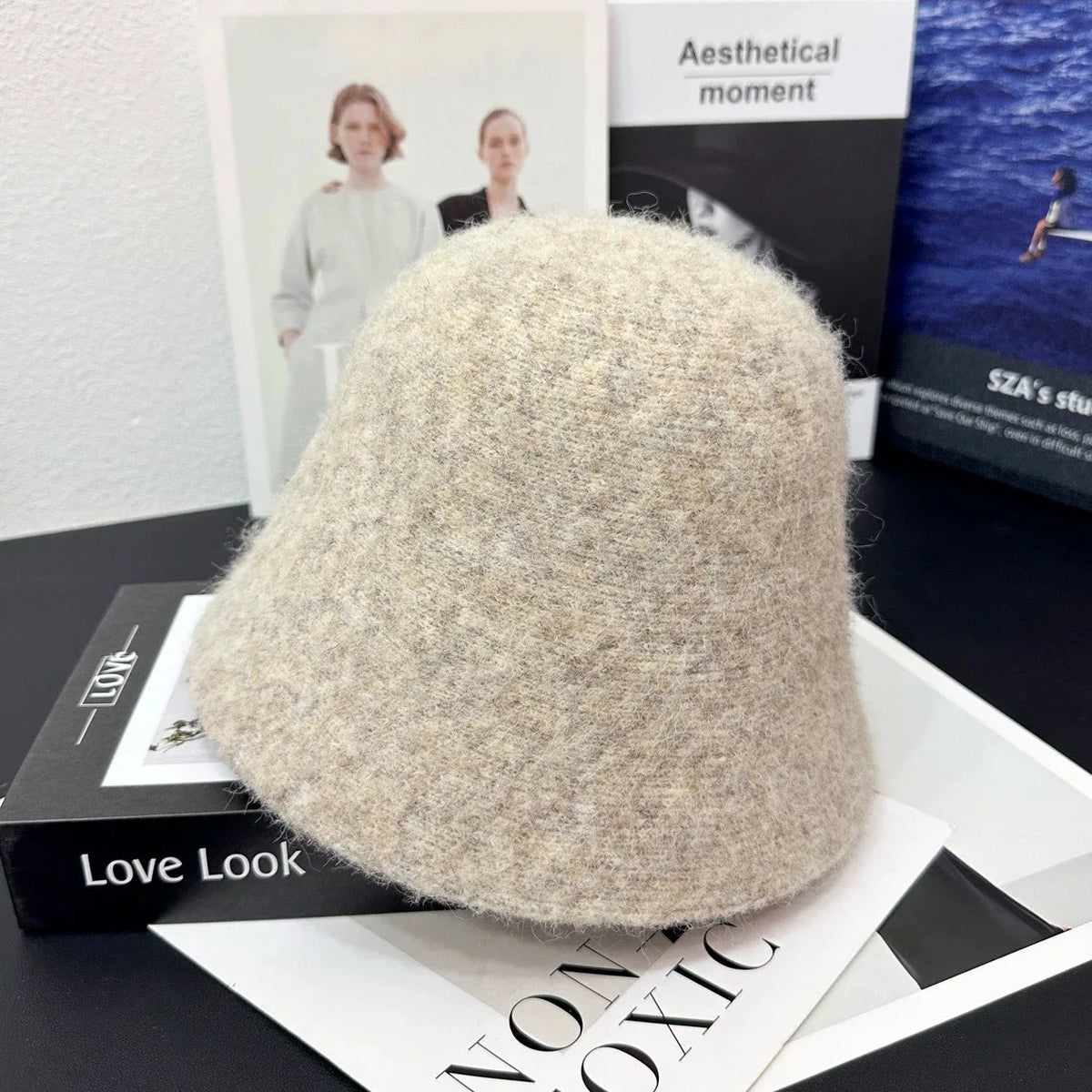 Fashion Ladies Winter Outdoor Warm Bucket Hat Woman‘s Daily Casual Fisherman Cap Korean Style Classic Panama Hats