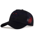New Year Of The Tiger Natal Year Hat Men's Fashion High Top Tiger Head Embroidery Baseball Cap Trendy Brand Big Head Bib Cap