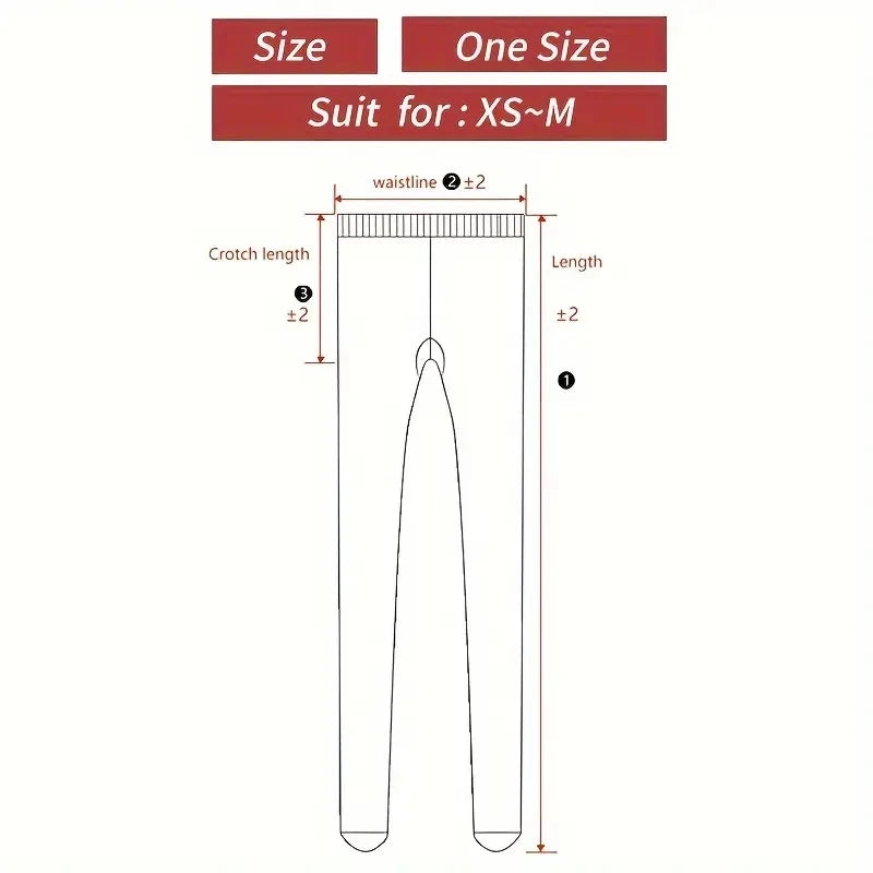 Fake semi-transparent thermal pants, autumn high stretch tights, women's underwear and pajamas