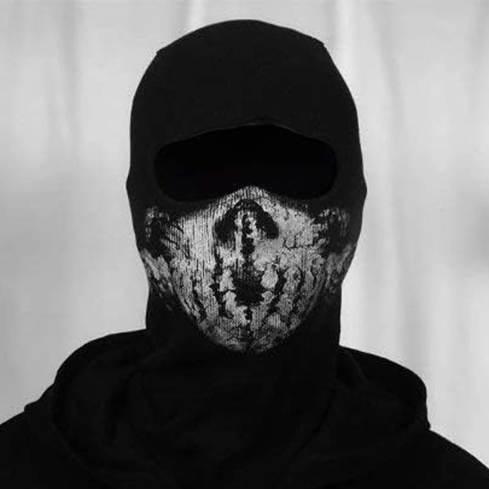 Surprise Mask Skull for Ghost Motorcycle Mask Cotton COD Face Mask Black Keegan P. Russ Character for Genesis 9