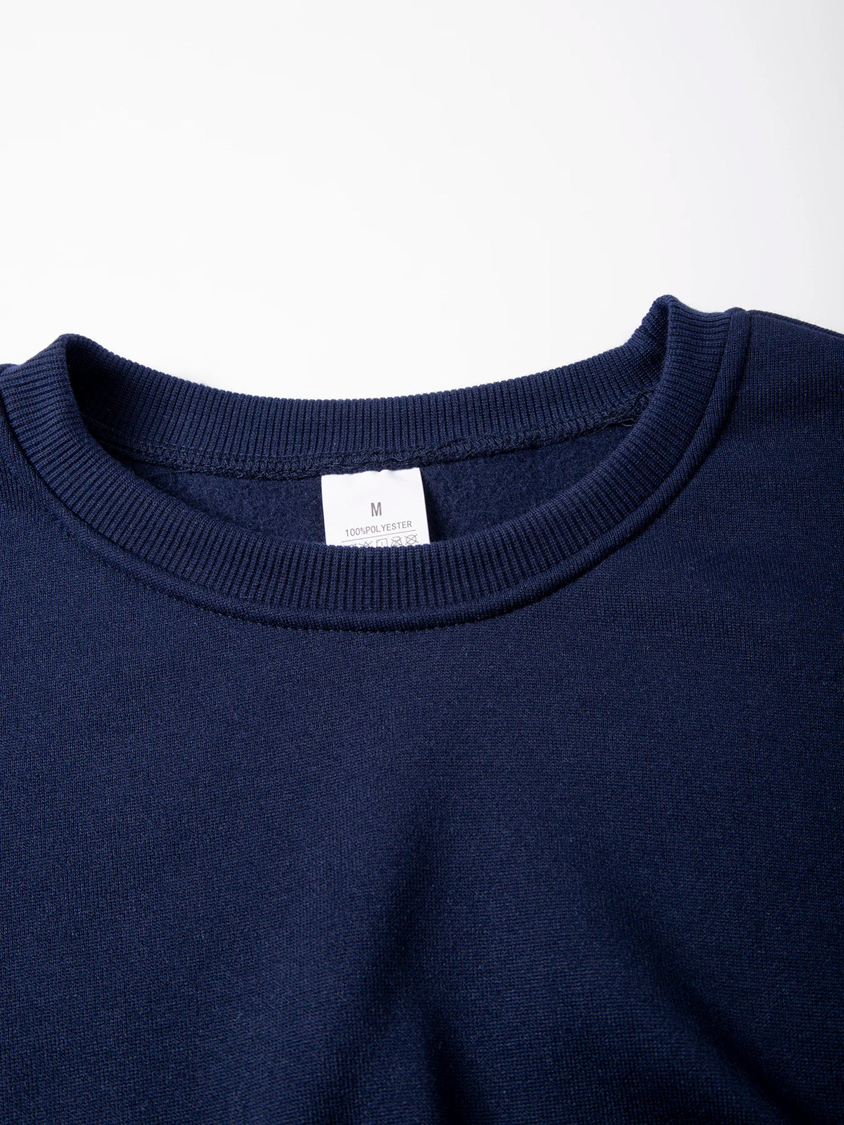 Men's Crew Neck Sweatshirts Solid Color Sweatwear Spring Outdoor Casual Daily Long Sleeve Pullover Hoodie Man Sportswear