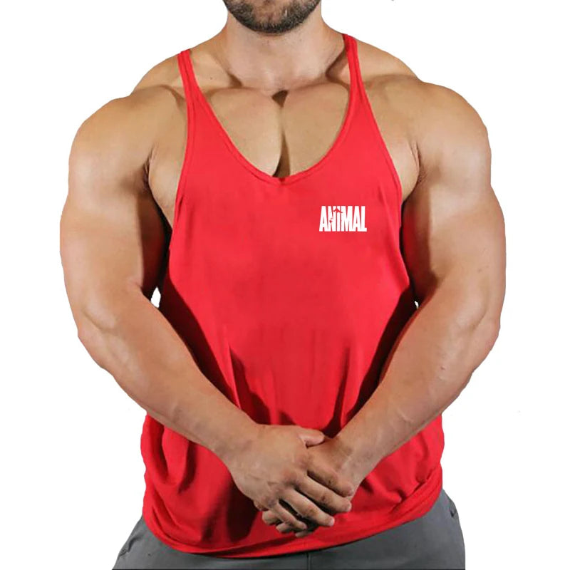 Summer Brand Fitness Tank Top Men Bodybuilding 2022 Gyms Clothing Fitness Men Shirt slim fit Vests pure cotton Singlets Muscle T