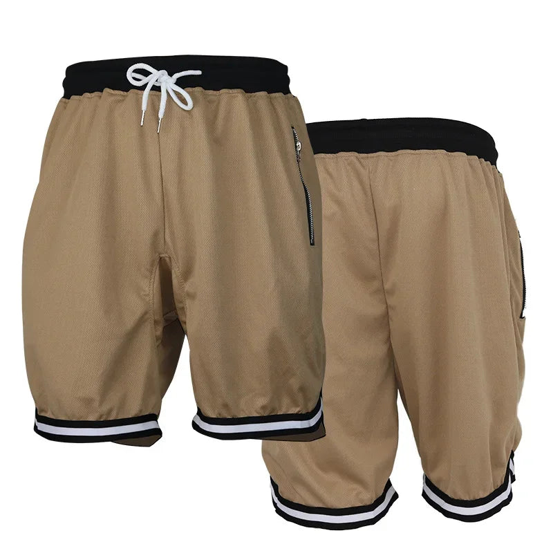 8 Colors Men's Gym Sports Jogger Shorts Breathable Sweat Wicking Quick Dry for Outdoor Running Basketball Training Beach Fitness