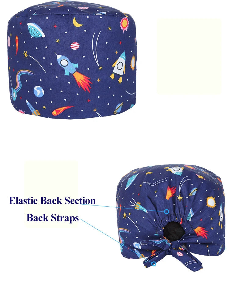 Sky Men's Cap for Doctor Nurses Lab Clinic Medical Scrub Caps Comfortable Soft Dentist Hats M596