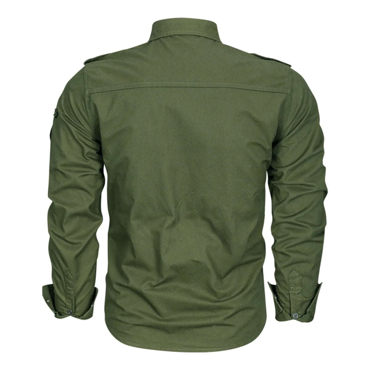 Men'S Solid Color Linen Shirt Mens Spring And Autumn Outdoor Tooling Solid Color Casual Long Sleeved Shirt VêTement Homme