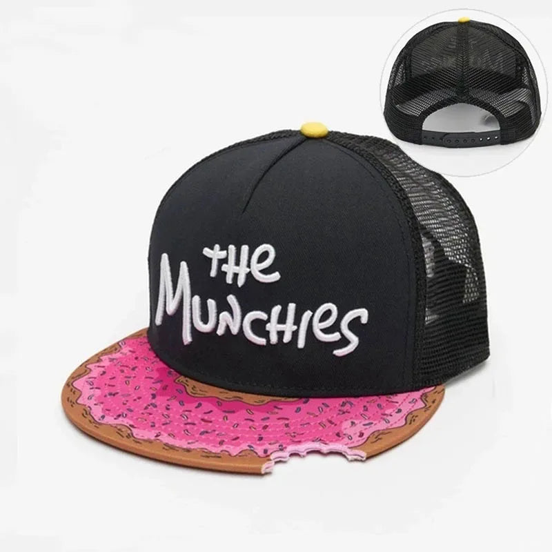 PANGKB Brand PIZZA CAP hip hop snapback hat for men women adult outdoor casual sun baseball cap