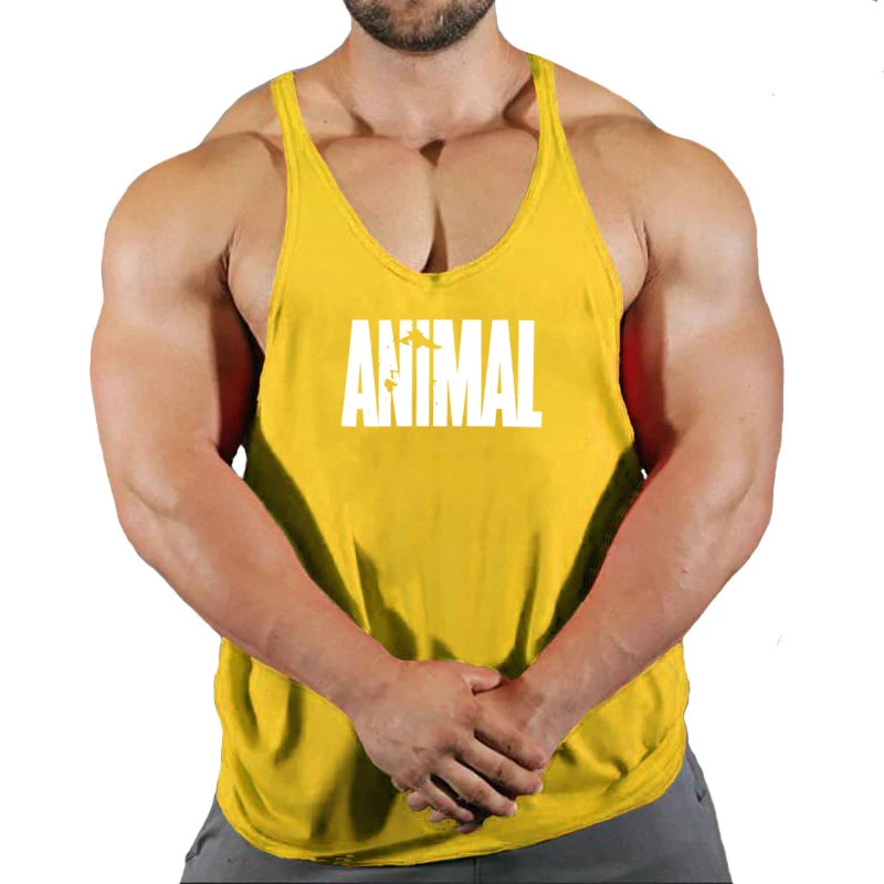 Summer Brand Fitness Tank Top Men Bodybuilding 2022 Gyms Clothing Fitness Men Shirt slim fit Vests pure cotton Singlets Muscle T