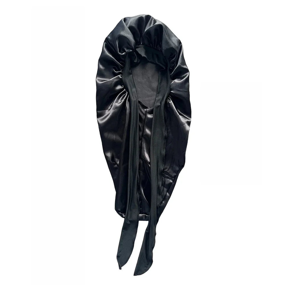 Long Sleep Bonnet for Straight Curly Hair, Extra Large Hair Bonnets for Dreadlock And Braids, Satin Sleeping Caps Night Cap