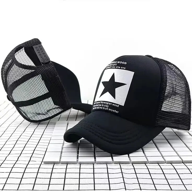Fashion Spring Baseball Cap Snapback Mesh Hats Hip Hop Caps Cool Men Caps Female Outdoor Casual Sun Hat