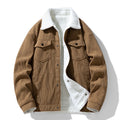 Men's Jackets and Coats Fashion Warm Corduroy Thick Coats 2026 Winter Fashion Men's Coats Down Jackets Men's Cotton Clothing