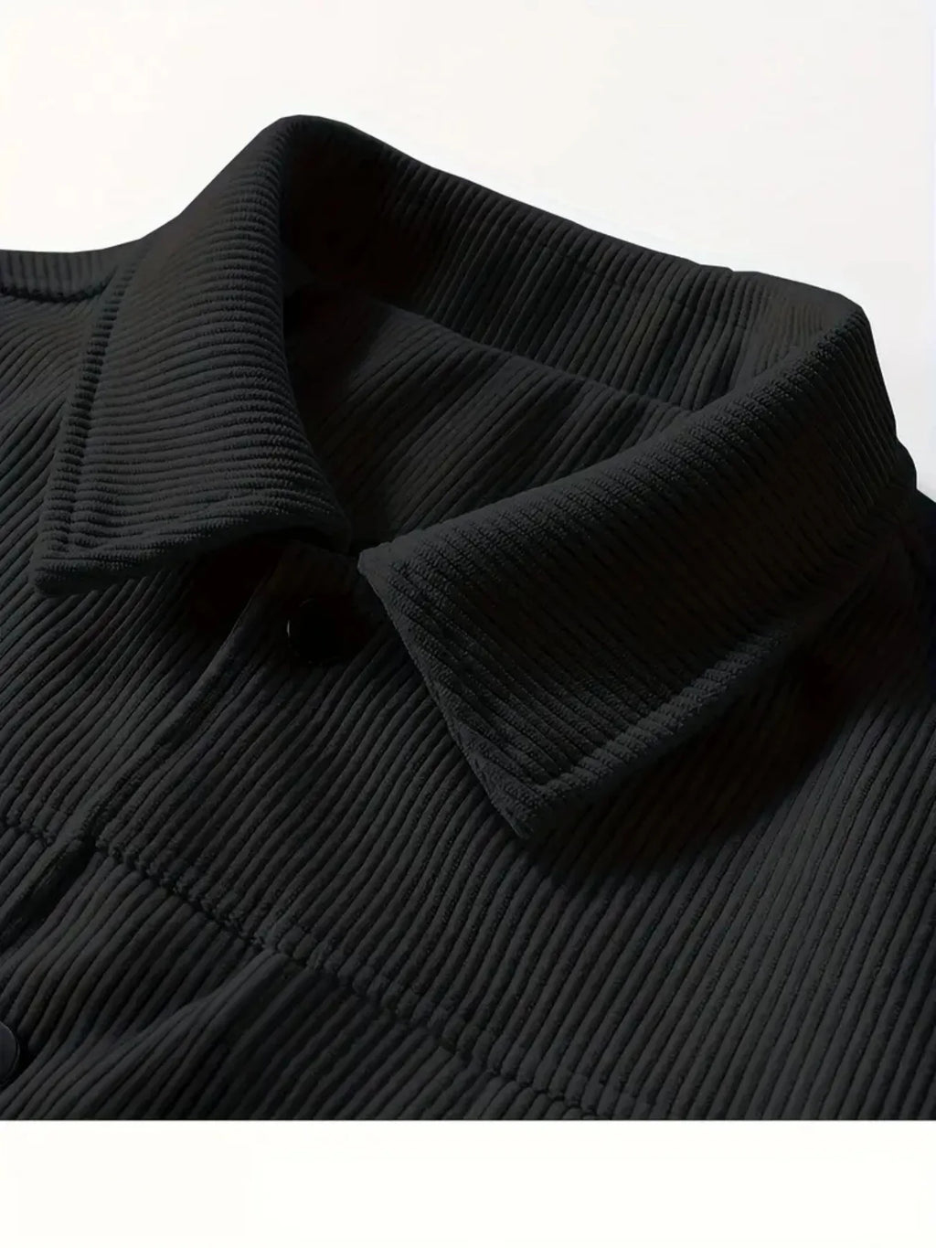 The 2025 New Autumn Corduroy Jacket for Men with a Lapel, Trendy Japanese Style Loose Coat