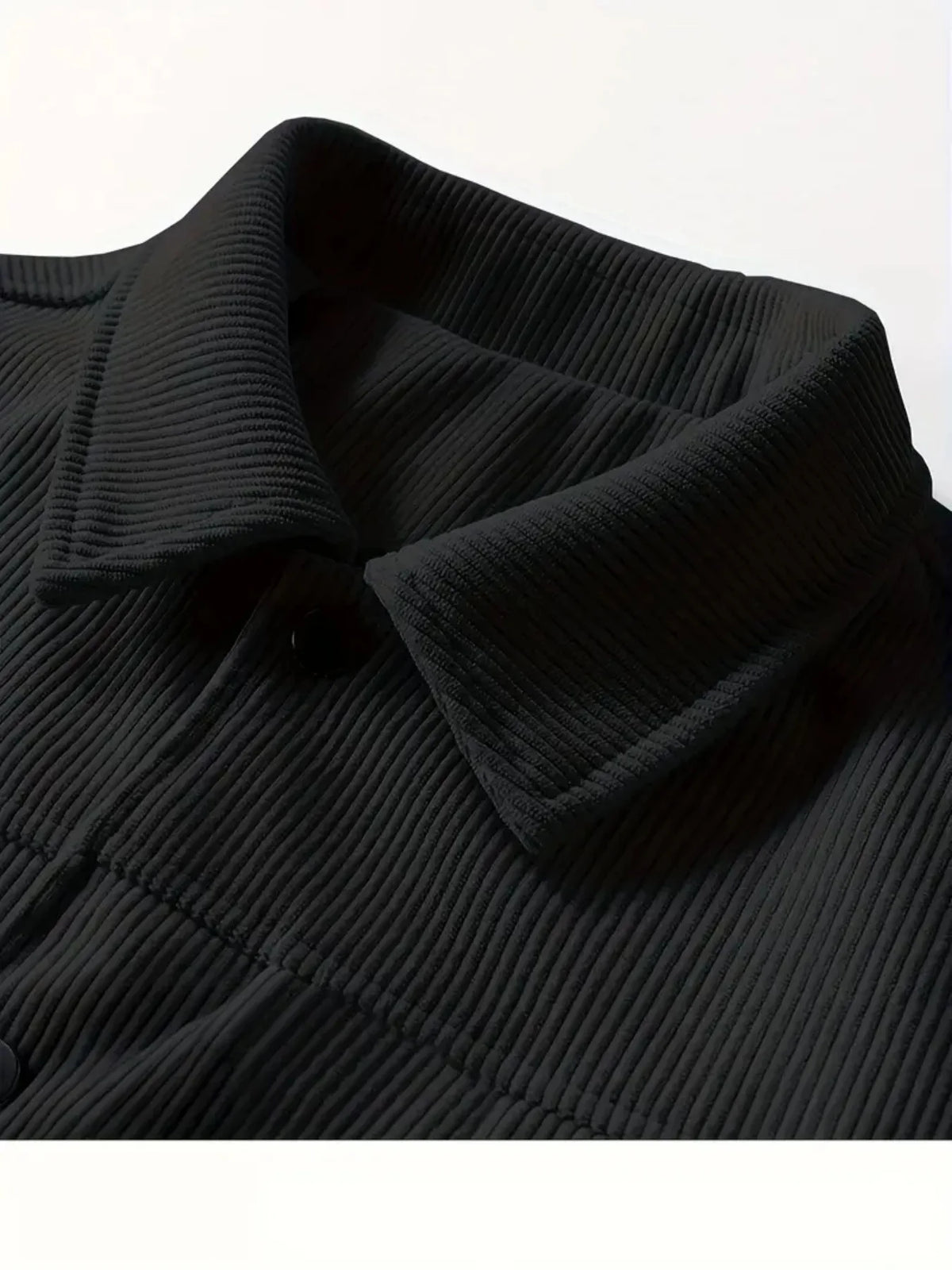 The 2025 New Autumn Corduroy Jacket for Men with a Lapel, Trendy Japanese Style Loose Coat