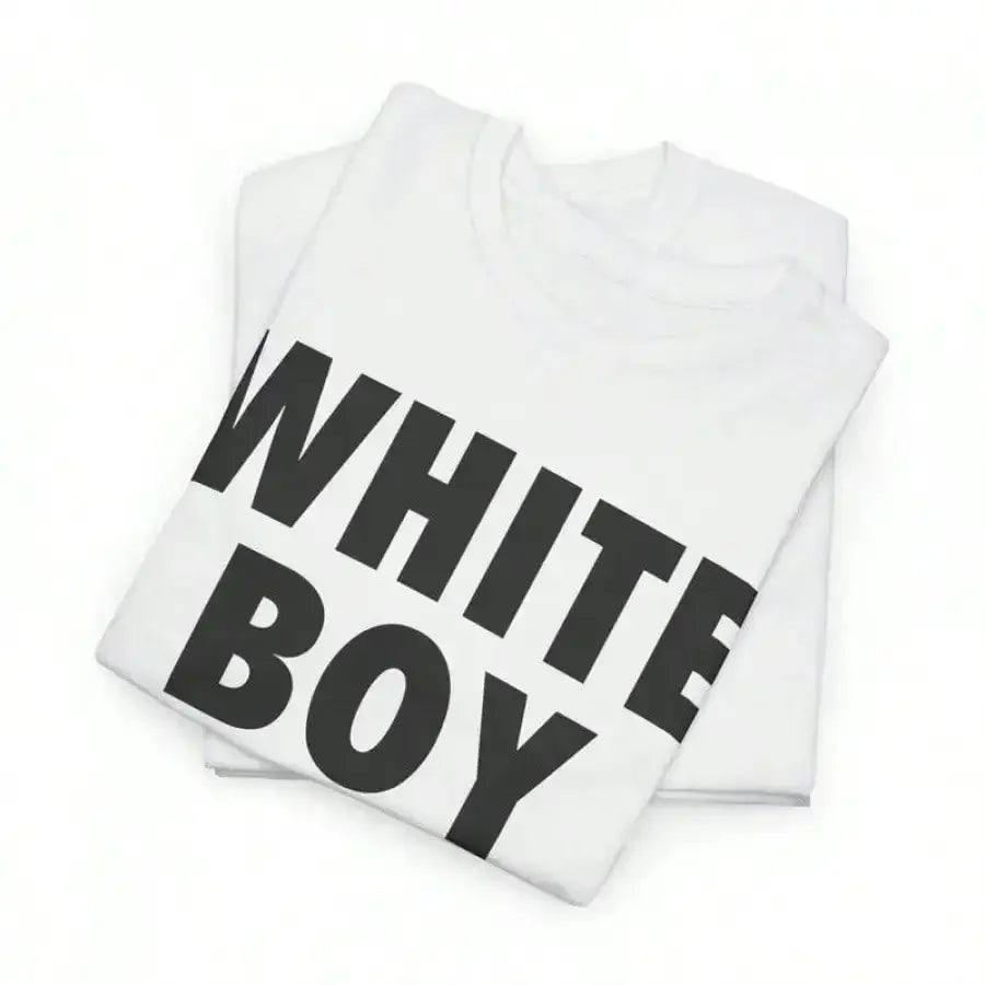 WHITE BOY OF THE YEAR T Shirts Cotton Print Short Sleeve T-shirt Retro Casual Streetwear Vintage Tee Fashion Loose Top UnisexY2K