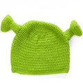 Winter Hats For Women Men Balaclava Monster Shrek Wool Hat Creative Funny Knitted Hat Pure Hand Winter Cap Men Hat